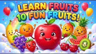 Learn Fruits for Kids 🍎 | Fruit Names with Pictures | Preschool Learning | Fun 2Learn with Susanna screenshot 4
