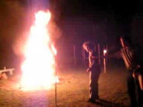 Ricky's Bonfire Explosion