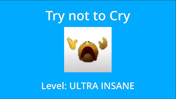 Try not to Cry (Turi ip ip ip, hi hi hi, wenomechainsama)