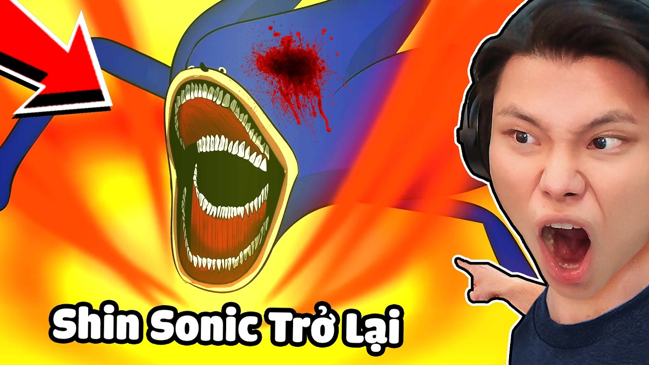 SHIN SONIC TRỞ LẠI ĂN THỊT TRÁI ĐẤT🥩☢️🌍JAYGRAY SỢ HÃI NHÍM SONIC TAPES KHỔNG LỒ TRONG HOẠT HÌNH FNF