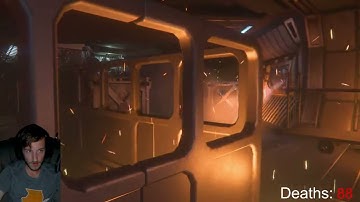 Alien Isolation [LIVE] - Nightmare Difficulty (Part 7)
