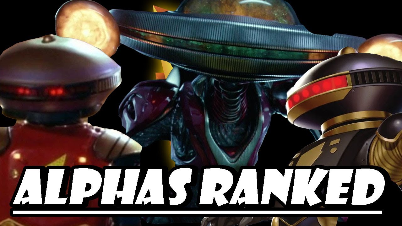 Every Version Of Alpha Ranked | Power Rangers - YouTube