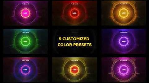 Audio React - Endless Circle Tunnel | After Effects Template