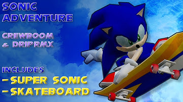 Adventure Sonic CrewBoom Character - Bomb Rush Cyberfunk