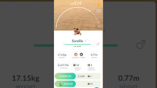 Evolve Sandile Pokemon In Pokemon Go shorts