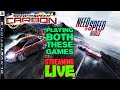 Let&#39;s Play NFS Carbon and NFS Rivals on PS3 - LIVE STREAM