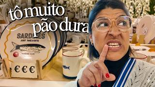 Conhecendo LOJA NOVA em Portugal e tentando me controlar