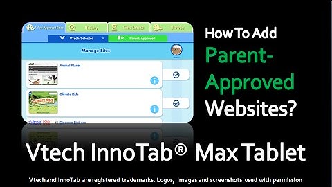 How to Add Parent-Approved Websites to VTech InnoTab Max