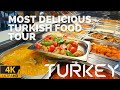 The Most Delicious Turkish Street Food Ankara 2021 | 4k UHD 60fps | Walking Tour of Ankara Ümitköy