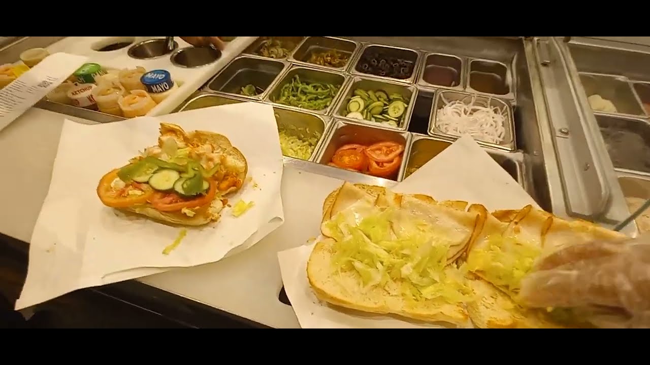 Making Subway Peri peri sandwich And Turkey sandwich  learn How to Order subway