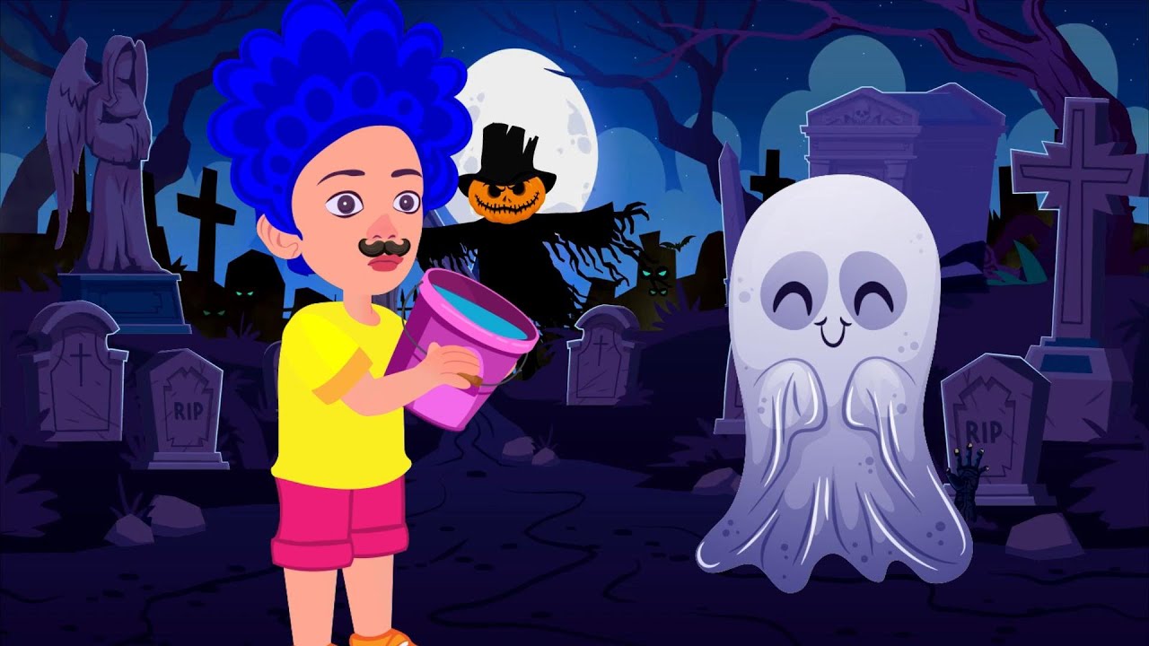 😻 This is Halloween night Song 🎃🎃🎃 | Halloween Kids songs - Kuku and ...