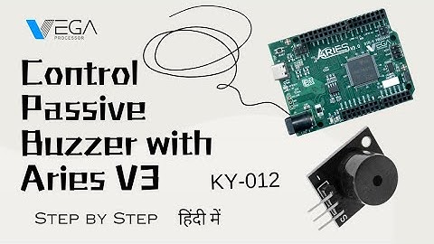 Control Passive Buzzer with Aries V3 | #ky012 #buzzer #aries #ariestutorial