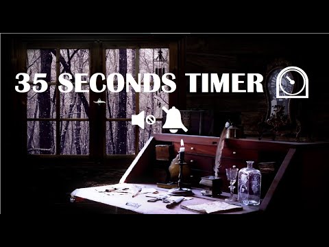 ⏲️ 35 Seconds Timer/Countdown 💤 Relaxing 🔇 No Music 🔕 No Alarm ❄️Snow BLOW YOUR MIND 🤯🧠