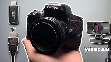 How I Turned Canon 750d as webcam