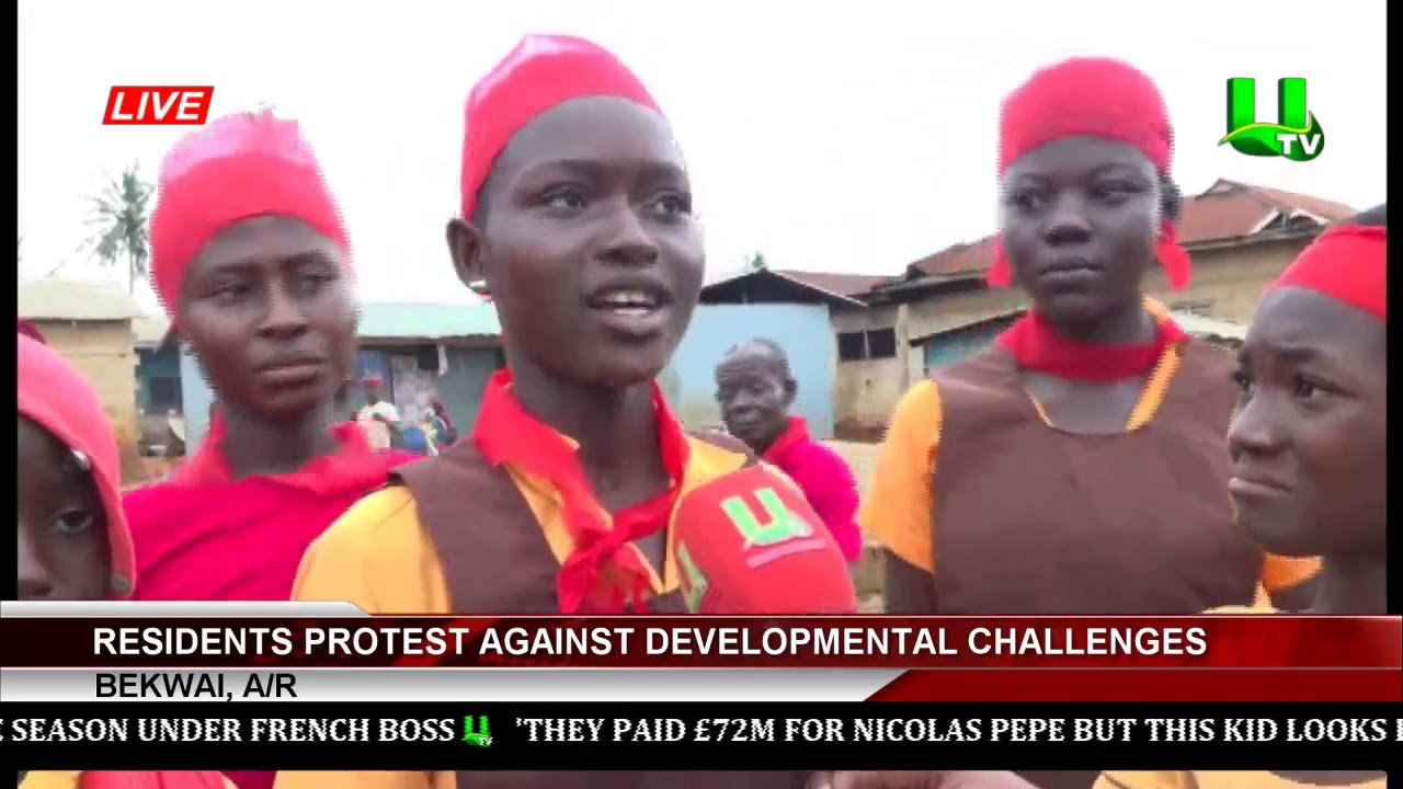 utv ghana frequency on multi tv Bekwai: Residents Protest Against Developmental Challenges