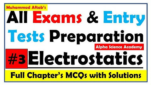 Top 50 MCQs of #Electrostatics with Solutions (Part 3)