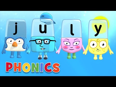 ⁣Phonics - Learn to Read | J is for July! | Alphablocks