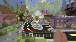 Cache cache minecraft map simpson #1