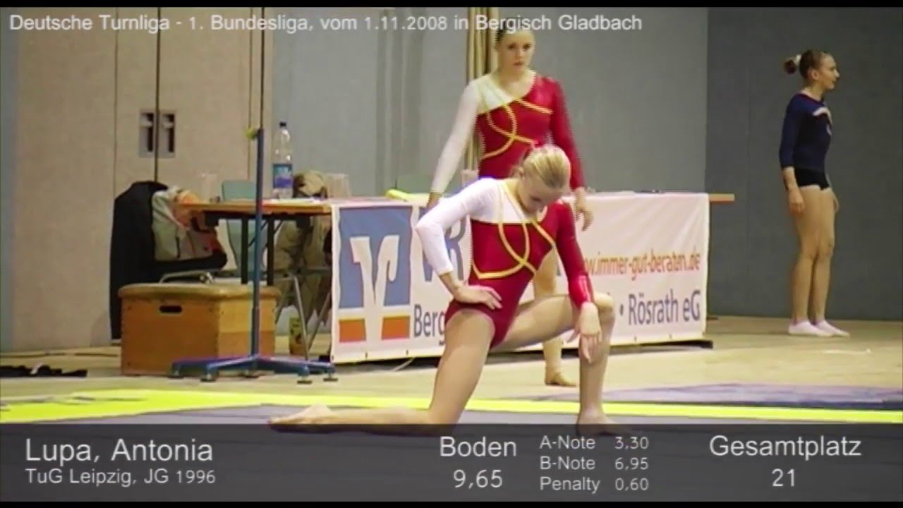 Kunstturnen - Bundesliga der Frauen in Bergisch Gladbach - Antonia Lupa - Boden