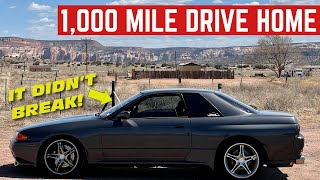 I DROVE My New R32 GT-R Over 1,000 MILES Back Home screenshot 1