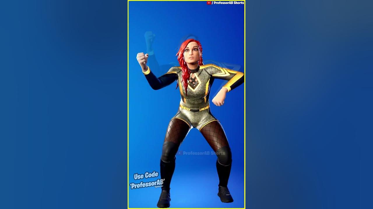 Fortnite x WWE: New Thicc 'Becky Lynch' Skin Showcased With Dances & Emotes  🍑😍❤️ 