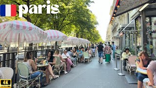 16 August 2025 PARIS 🇫🇷 FRANCE 4K HDR CITY WALK | SUMMER SEASON PARIS | STREET TOUR WALK RELAXING 