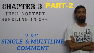 Chapter 3 | Single line and Multi line comment | 10 class computer Sindh board