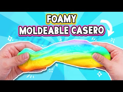 ❤COMO HACER FOAMY MOLDEABLE CASERO❤ /PASTA FLEXIBLE CON DOS INGREDIENTES