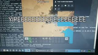 I running  Factorio  2.0 Demo on Intel atom n550 with software render (no GPU) launching rocket 🚀