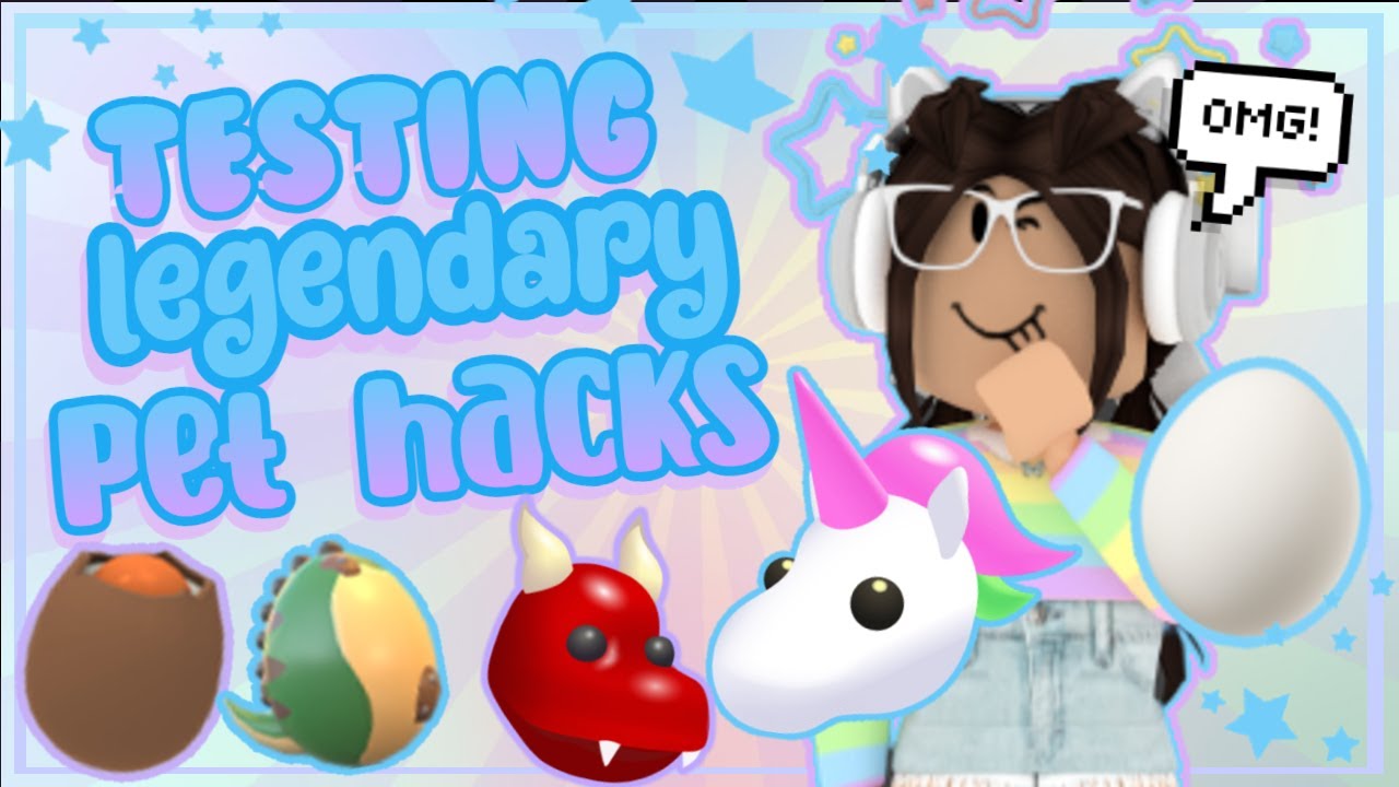 🦄 how to hatch a legendary pet? testing legendary pet hacks in adopt me! 🥚 || astroVV