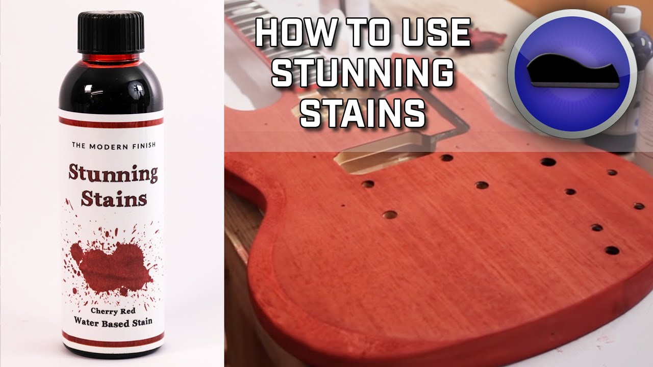 Ep 1 How to Use Stunning Stains by Crimson Guitars A Demonstration