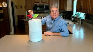 HoMedics 3-in-1 Air Purifier with Carry Handle on QVC