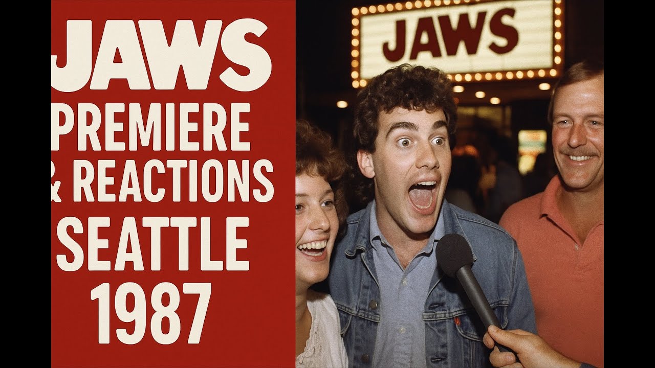 Unearthed 16mm Film of JAWS World Premiere & Reactions in Seattle