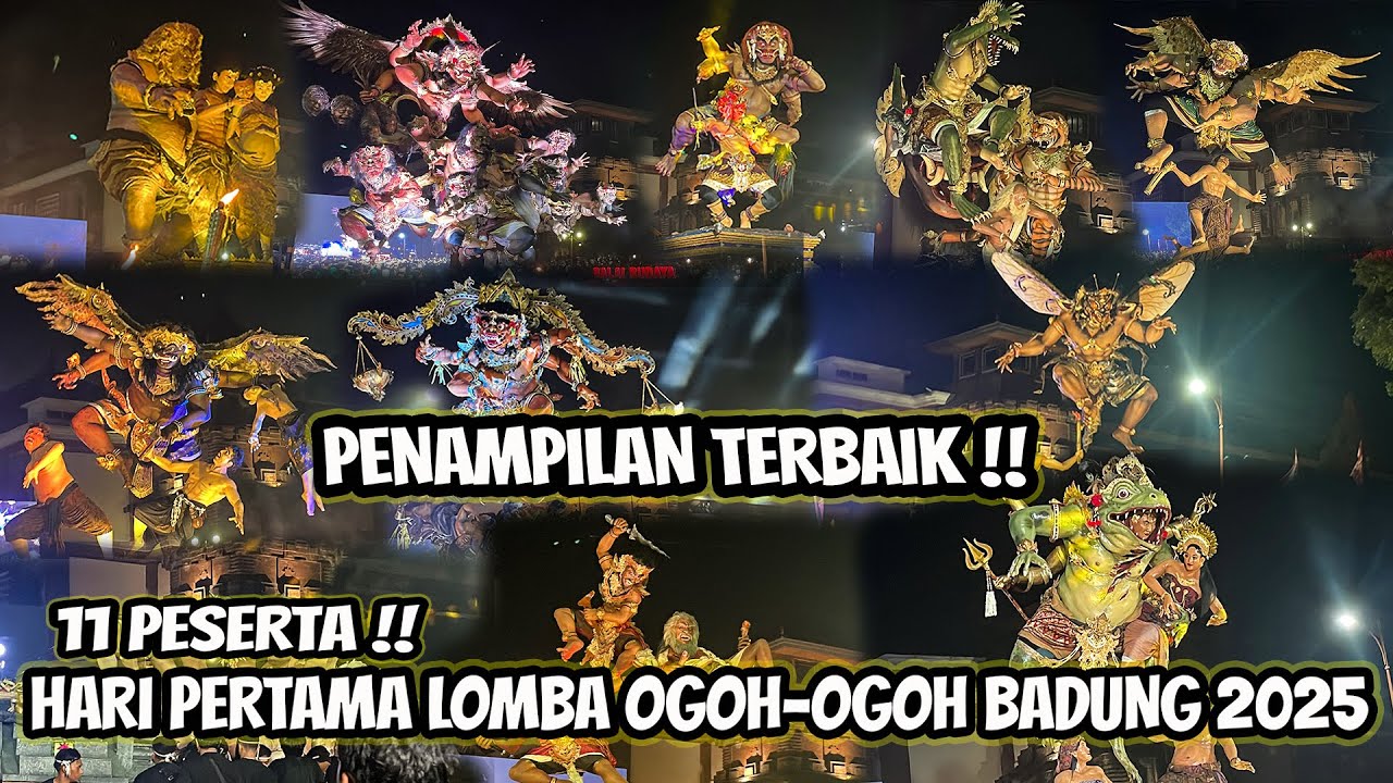 Full Pawai Ogoh Ogoh Terbaik Badung 2025 - TERHEBOH DI BADUNG
