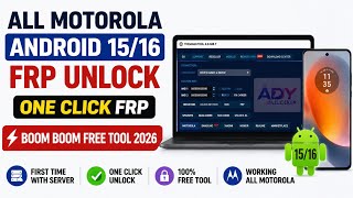 All Motorola Models FRP Bypass One Click! (Android 15/16 Free Tool) 2026🔥