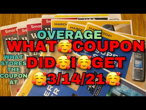 WHAT COUPON DID I GET * 3/14 EARLY COUPON PREVIEW * OVERAGES * STORE TO GO COUPON AT 🥰🥰🥰