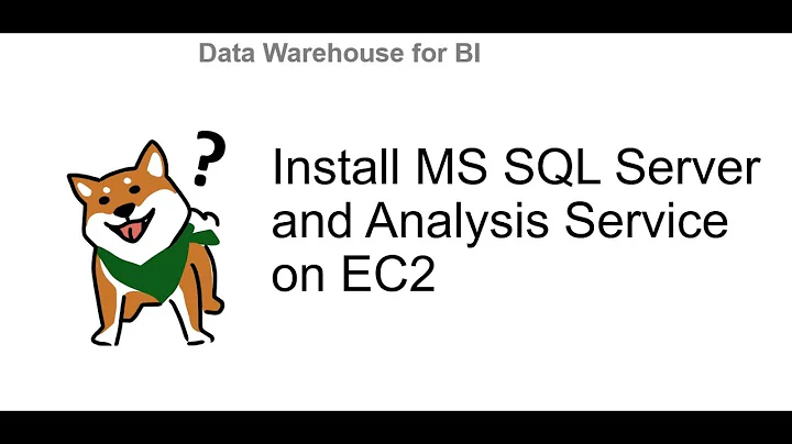 How to Install MS SQL Server and Visual Studio on Amazon EC2 to host data warehouse