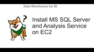 How to Install MS SQL Server and Visual Studio on Amazon EC2 to host data warehouse