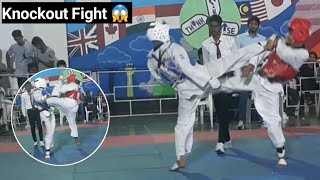 Gujrat CBSE Zonal State Taekwondo Fight 2023 i am in 🔵Aniruddh vs🔴 Junior 51kg #Taekwondofight #tkd