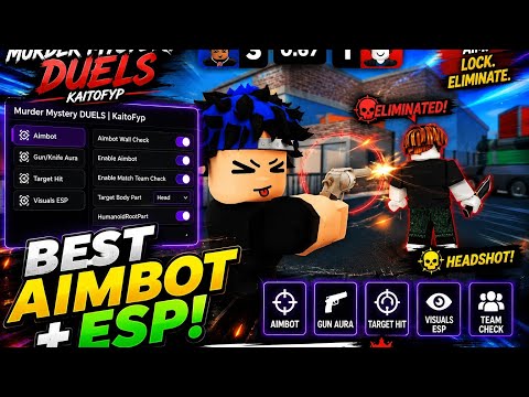 🛸 Murder Mystery DUELS Script (Aimbot &amp; Aura Shot &amp; Mores) 💯🎉💰🤑 (Keyless) 2026