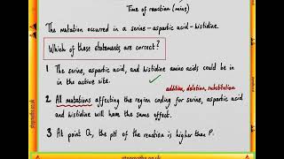 PBSAA 2018 Section 1 - Q46 - Lipase Enzymes - Worked Solution