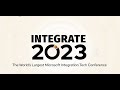 My Journey at INTEGRATE Conference
