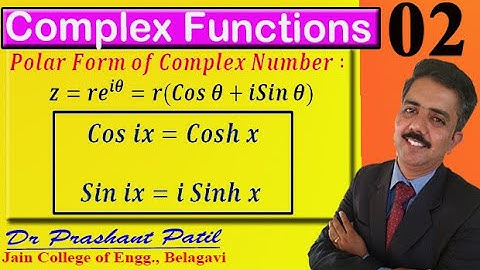 Polar form of Complex Number || Complex Analysis || 18mat41 || Dr Prashant Patil