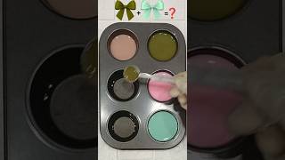 " Aesthetic Olive, Baby Pink &amp; Dusty Aqua 🎨 | 3 Beautiful color mixing combinations #art #shorts