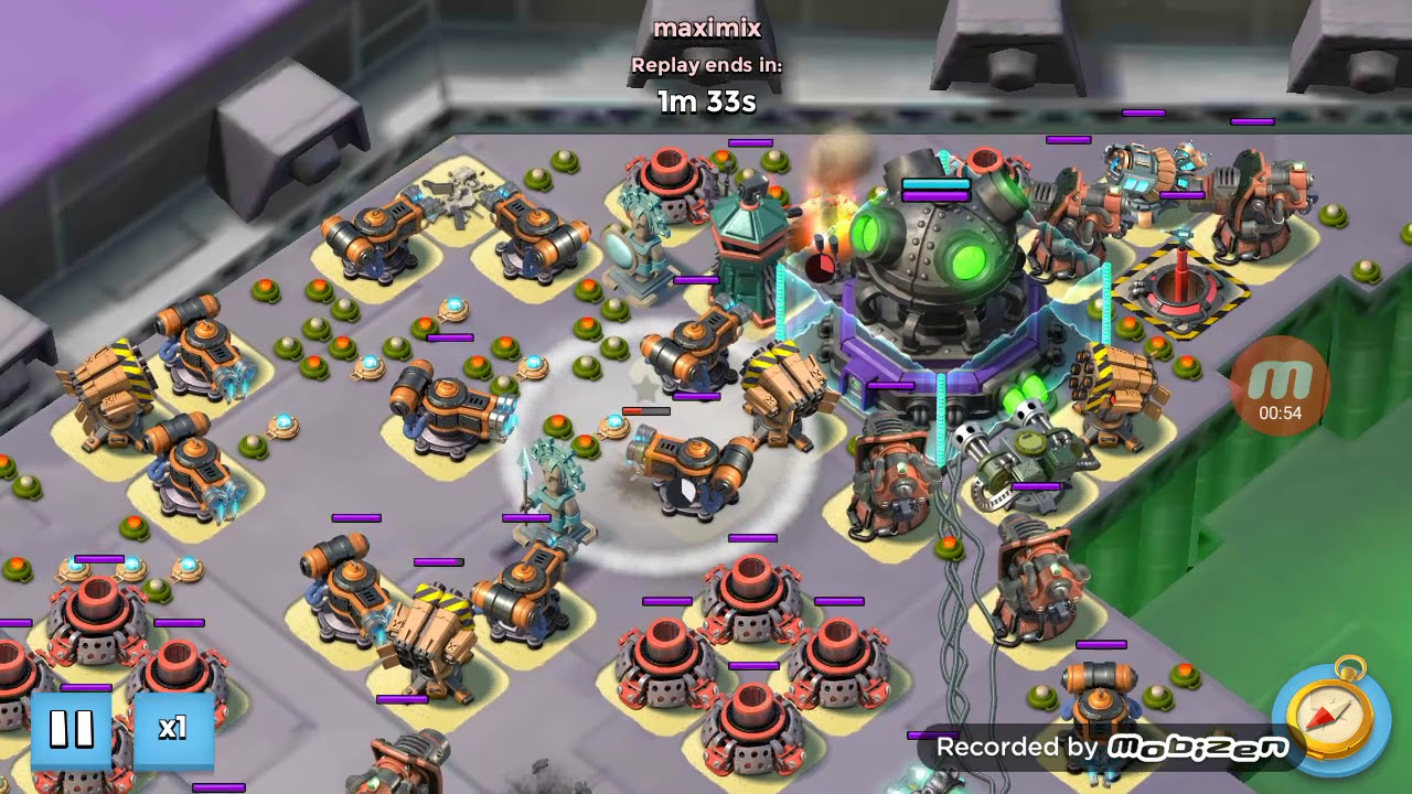 Boom beach mega crab stage 63 2 hits using universal remote