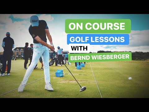 ON COURSE GOLF LESSON WITH BERND WIESBERGER