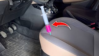 Why Shrewd Drivers Put Syringe in Car Seat? Car Hacks Will Make Your Car Level 100