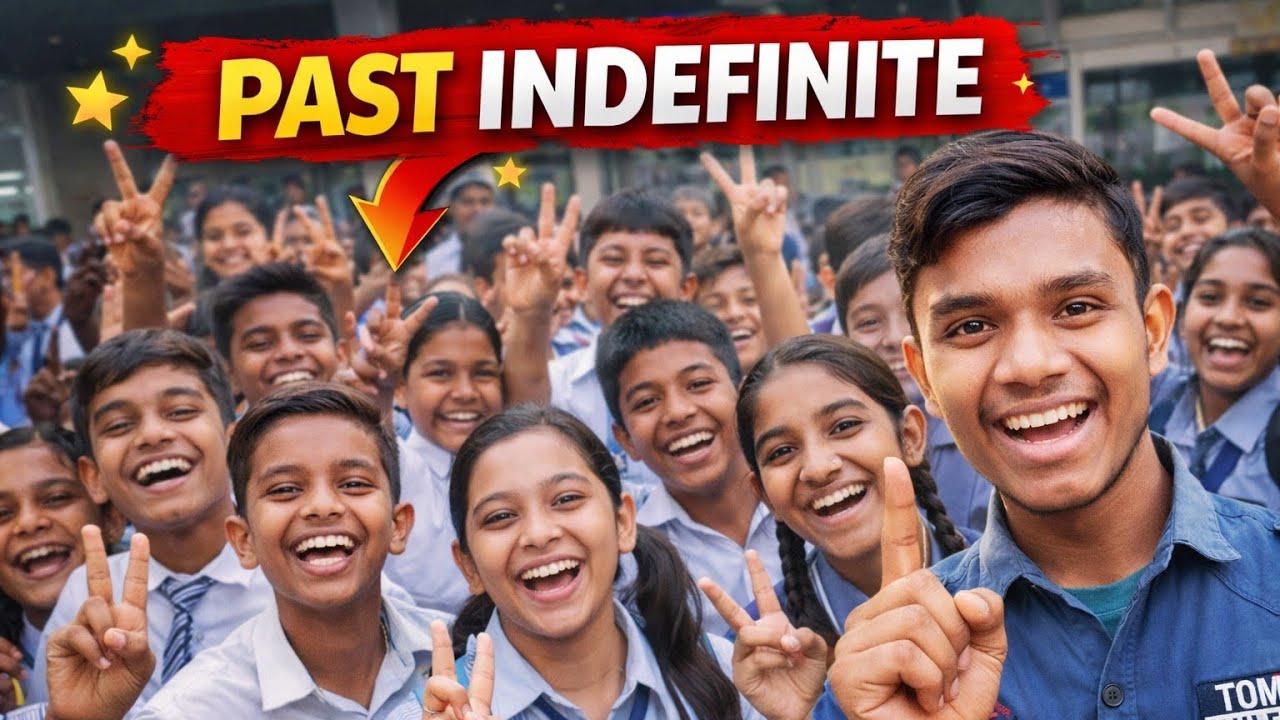 Past Indefinite Tense in 10 Minutes! (V2 + Did ka sahi use) | Best Explanation