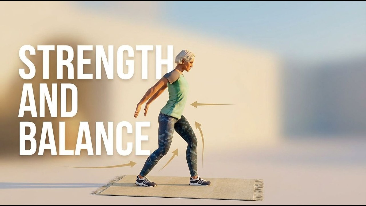 Standing Strong Exercise 20 Min Standing Exercises: Boost Strength and Balance for Seniors - YouTube