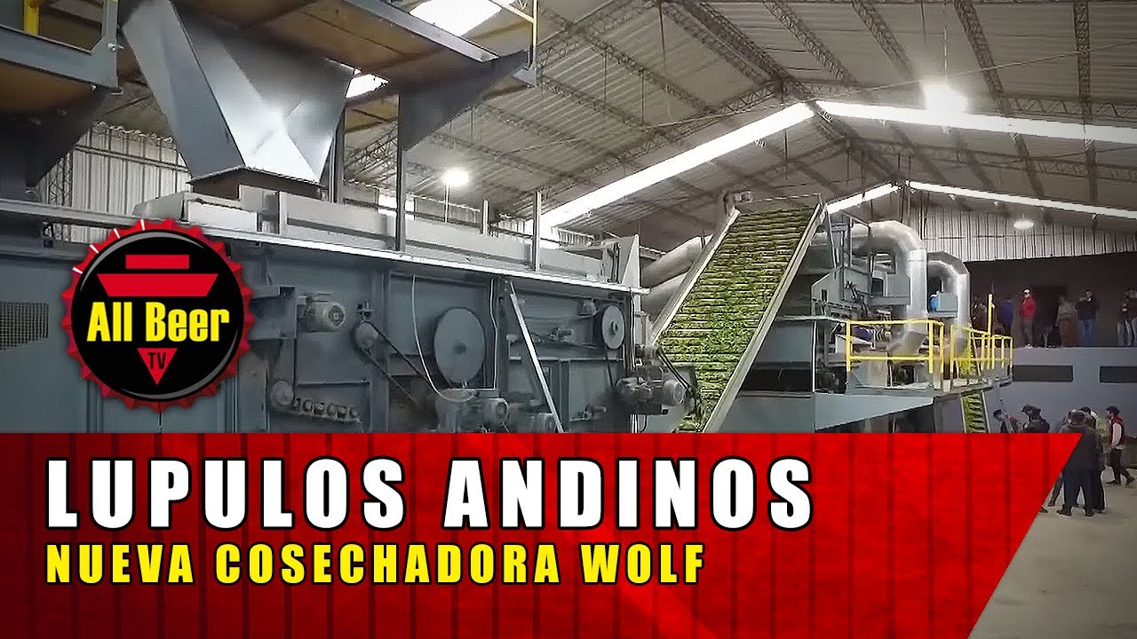 LÚPULOS ANDINOS - nueva cosechadora "Wolf" | All Beer TV